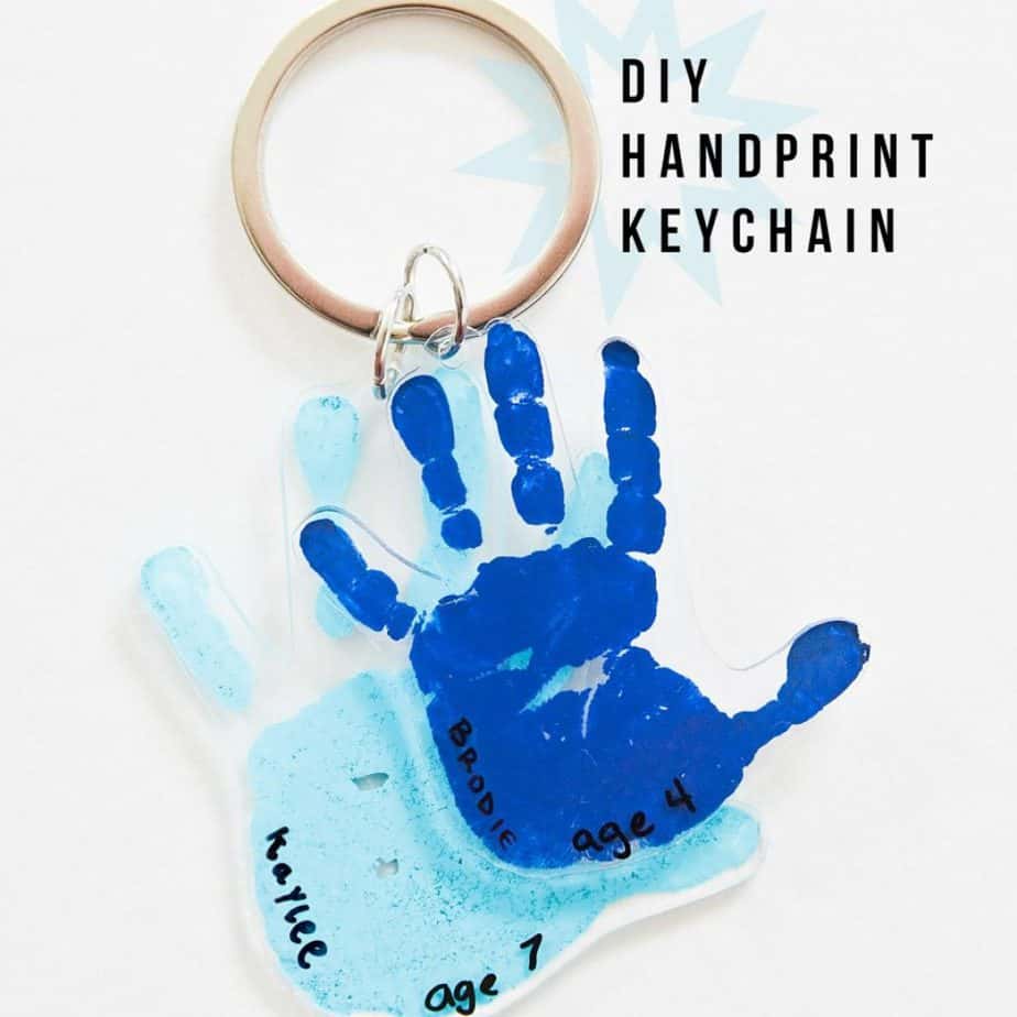 fathers day handprint craft, dad craft