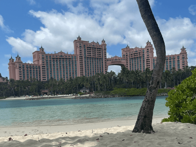 View of Atlantis from the beach