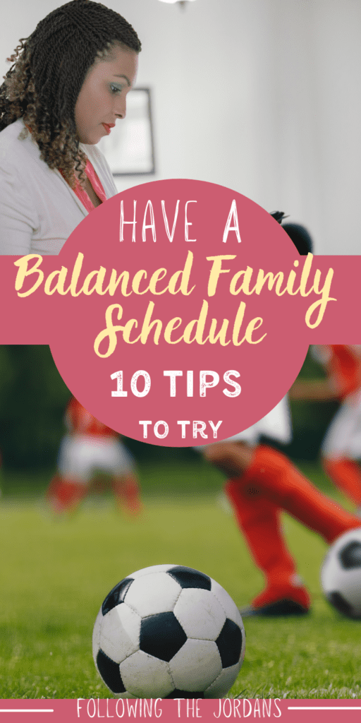 Do you feel like your days are pure chaos? It's time to figure out how to keep a balanced family schedule to meet the everyone's needs.