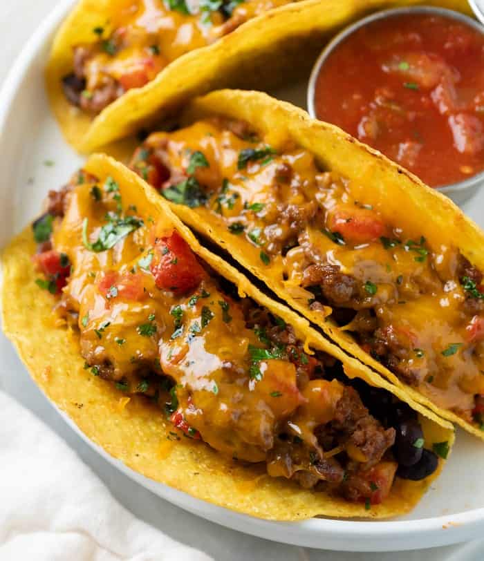 Baked Tacos in shell 