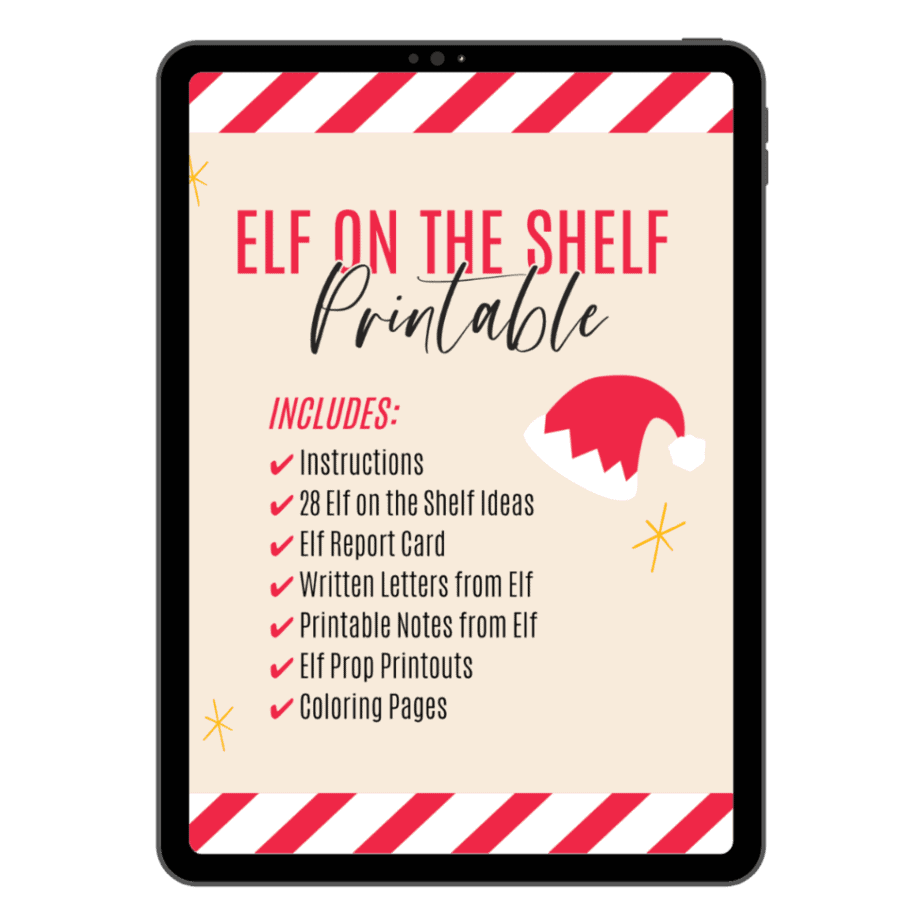 Elf on the Shelf Printable - Following the Jordans