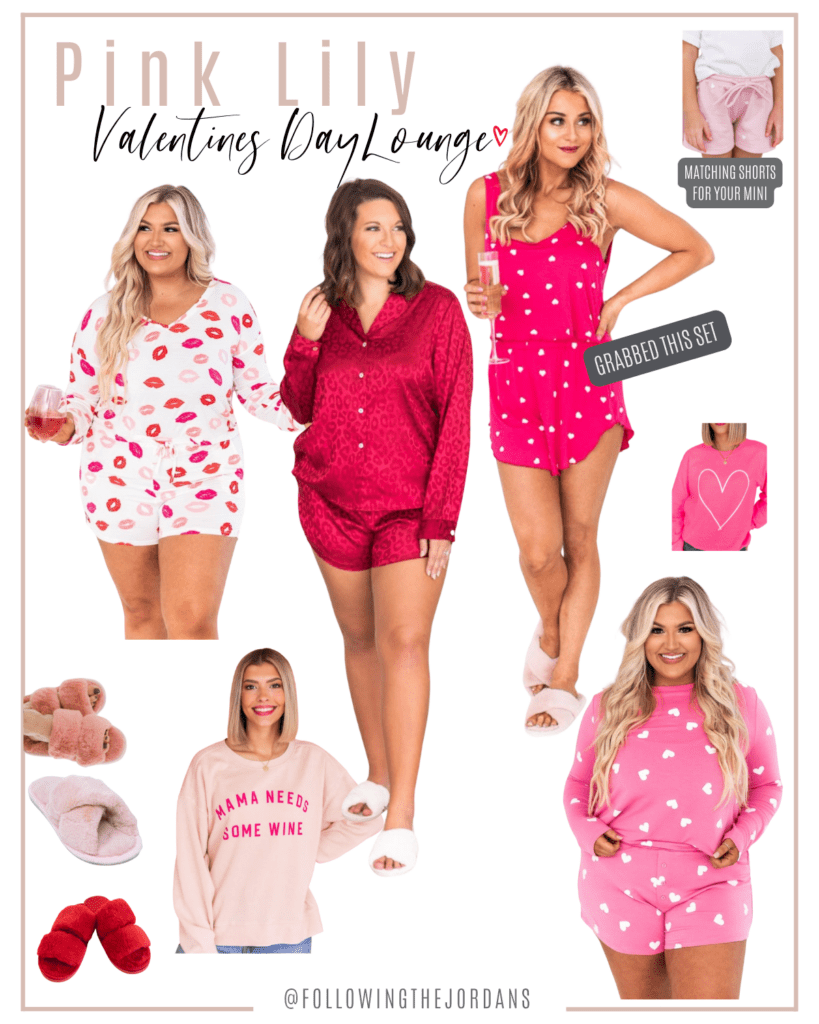 Valentines Day Lounge looks 