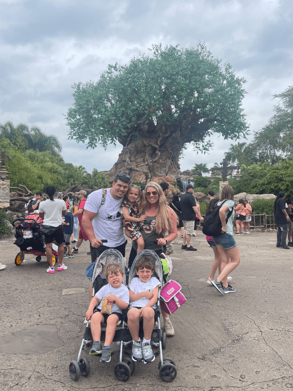 Family at Disney World